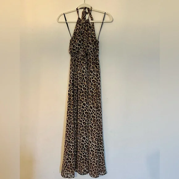 Forever 21 | Dresses | Forever 2 Womens Leopard Print Sleeveless Maxi Dress  Size Small | Poshmark